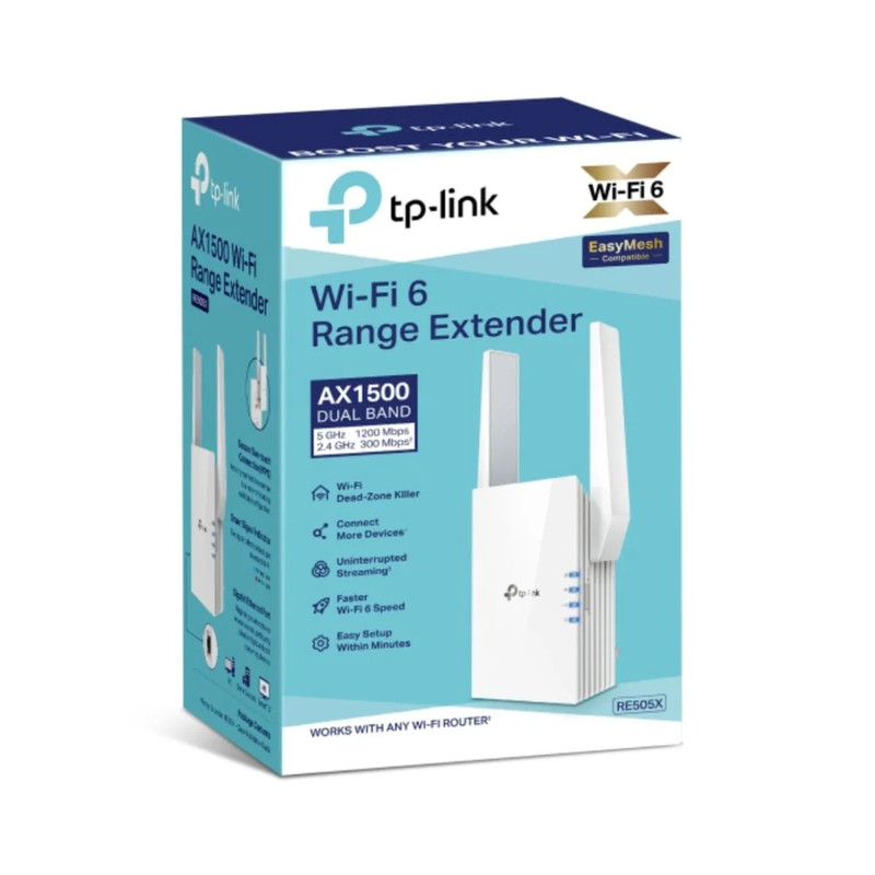 TP-Link RE505X Wi-Fi 6 Range Extender - راوتر